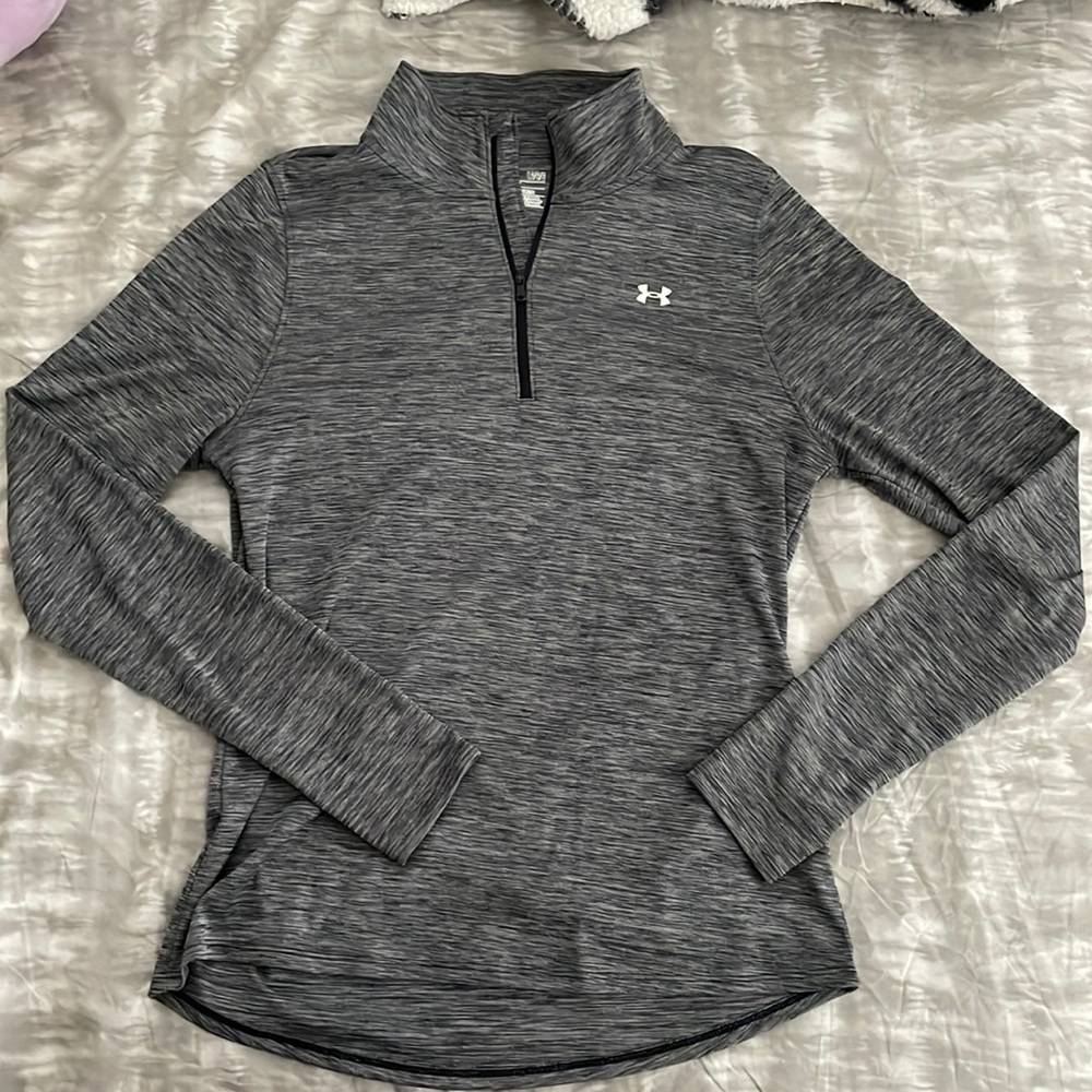 Under Armour Gray Quarterzip Pullover